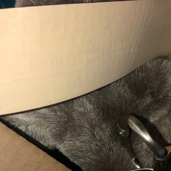 Banana Republic Taupe Leather Belt Size XS - Picture 7 of 8